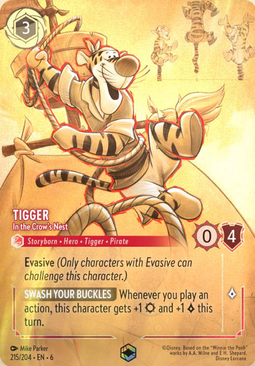 Disney Lorcana TCG: Tigger, In The Crow's Nest