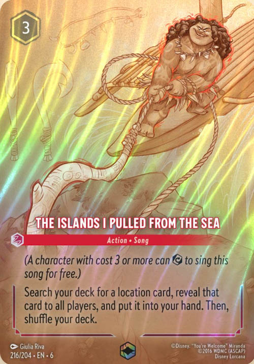 Disney Lorcana TCG: The Islands I Pulled From The Sea