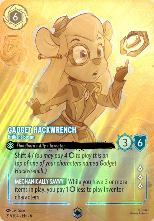 Disney Lorcana TCG: Gadget Hackwrench, Brilliant Bosun