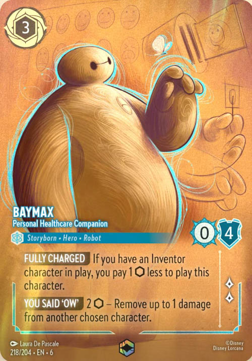 Disney Lorcana TCG: Baymax, Personal Healthcare Companion