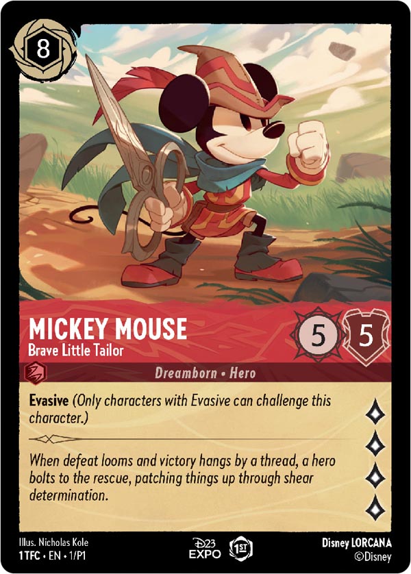 Disney Lorcana TCG: Mickey Mouse, Brave Little Tailor