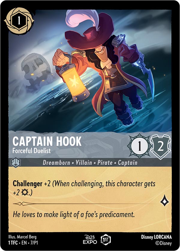 Disney Lorcana TCG: Captain Hook, Forceful Duelist
