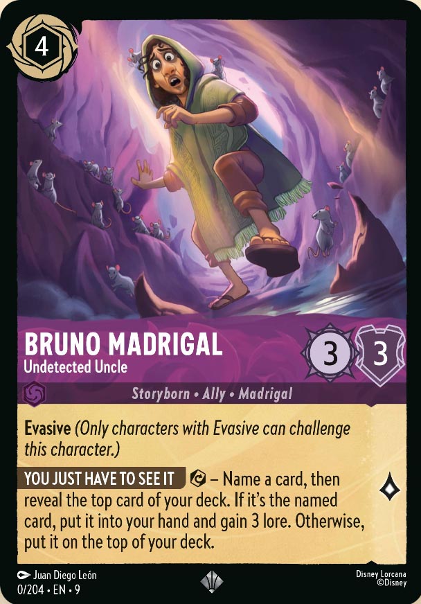 Disney Lorcana TCG: Bruno Madrigal, Undetected Uncle