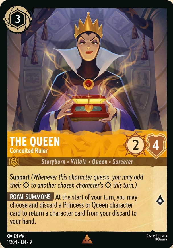 Disney Lorcana TCG: The Queen, Conceited Ruler