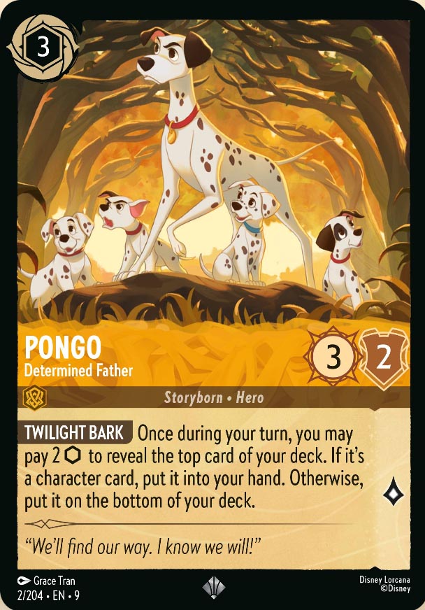 Disney Lorcana TCG: Pongo, Determined Father