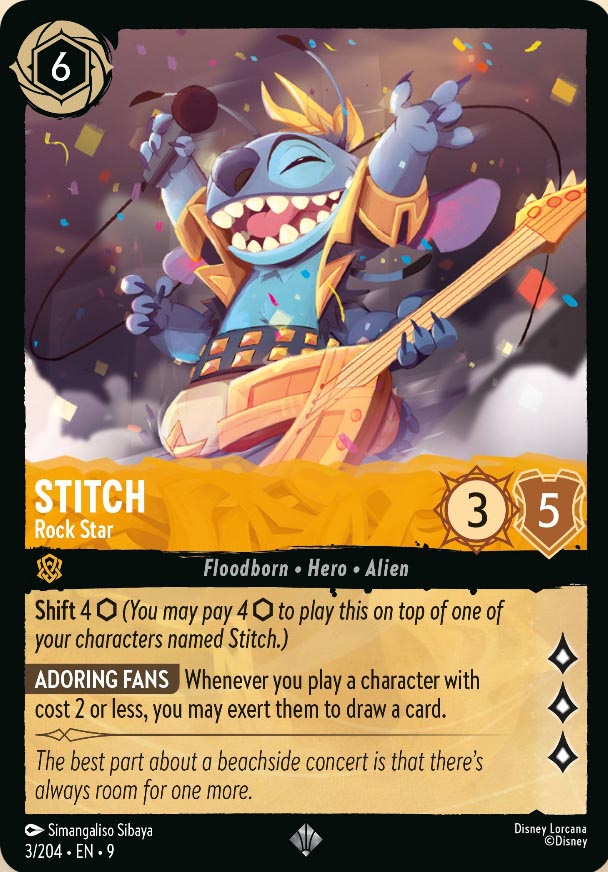 Disney Lorcana TCG: Stitch, Rock Star