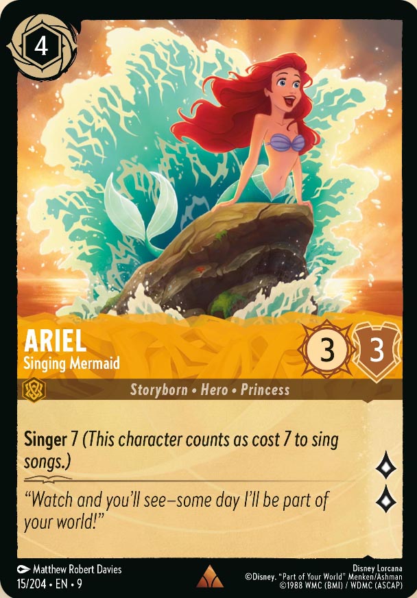 Disney Lorcana TCG: Ariel, Singing Mermaid
