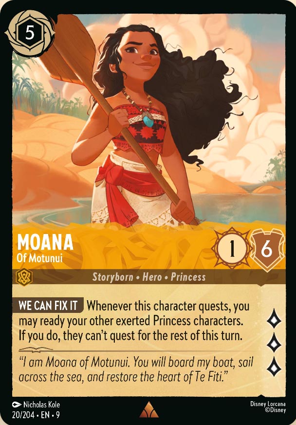Disney Lorcana TCG: Moana, Of Motunui
