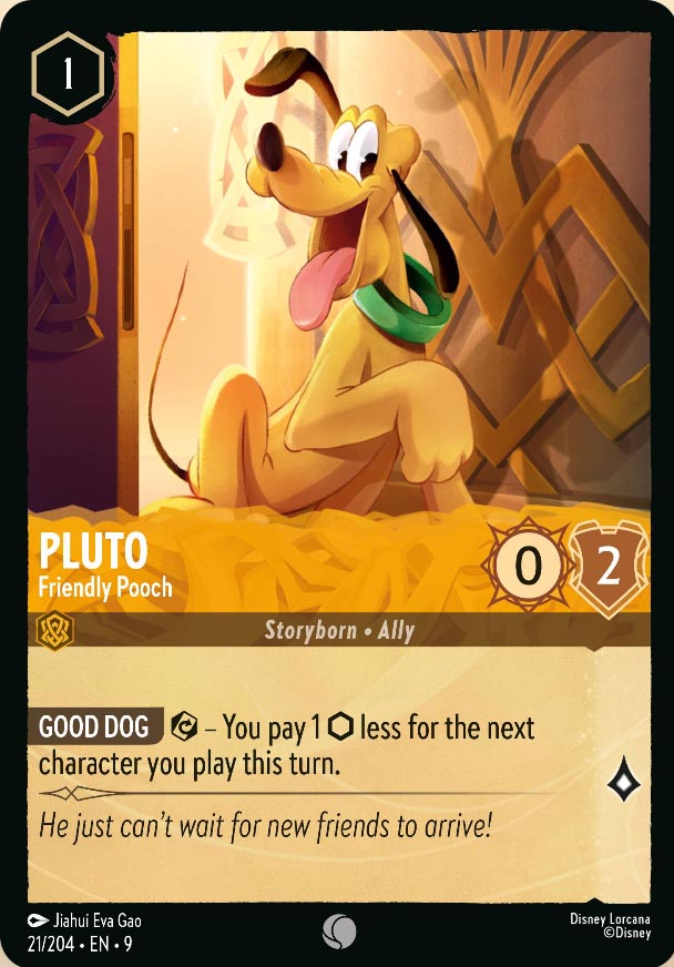 Disney Lorcana TCG: Pluto, Friendly Pooch