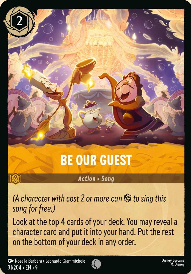 Disney Lorcana TCG: Be Our Guest