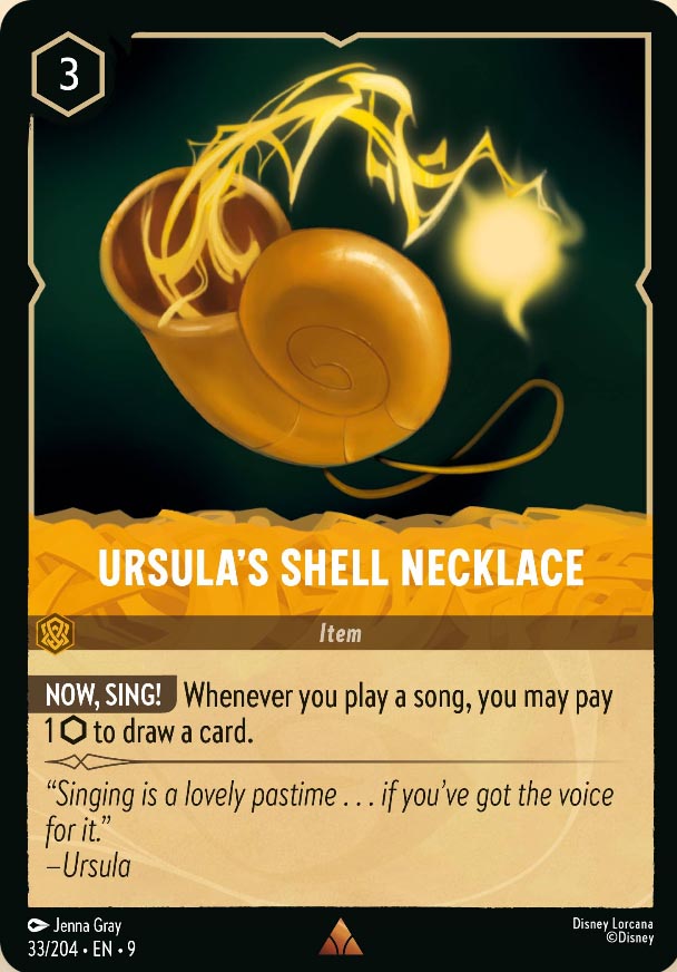 Disney Lorcana TCG: Ursula's Shell Necklace