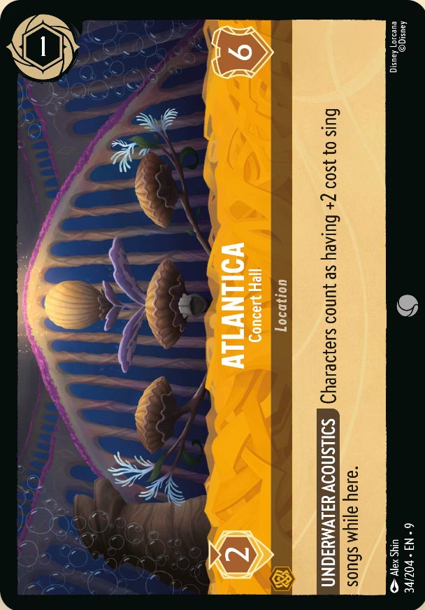 Disney Lorcana TCG: Atlantica, Concert Hall