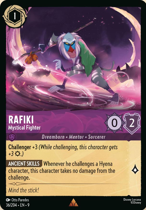 Disney Lorcana TCG: Rafiki, Mystical Fighter