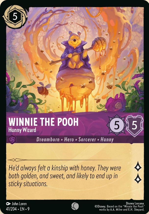 Disney Lorcana TCG: Winnie the Pooh, Hunny Wizard