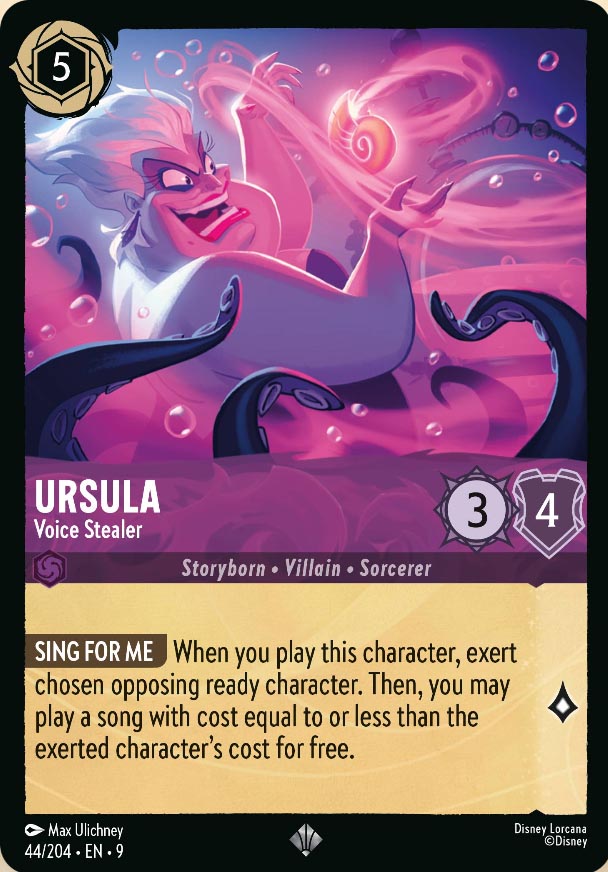 Disney Lorcana TCG: Ursula, Voice Stealer