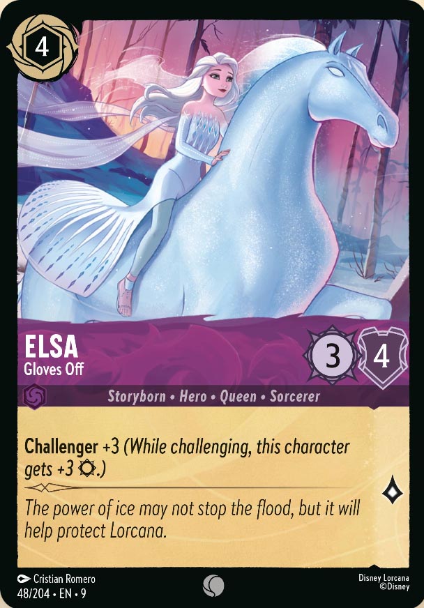 Disney Lorcana TCG: Elsa, Gloves Off