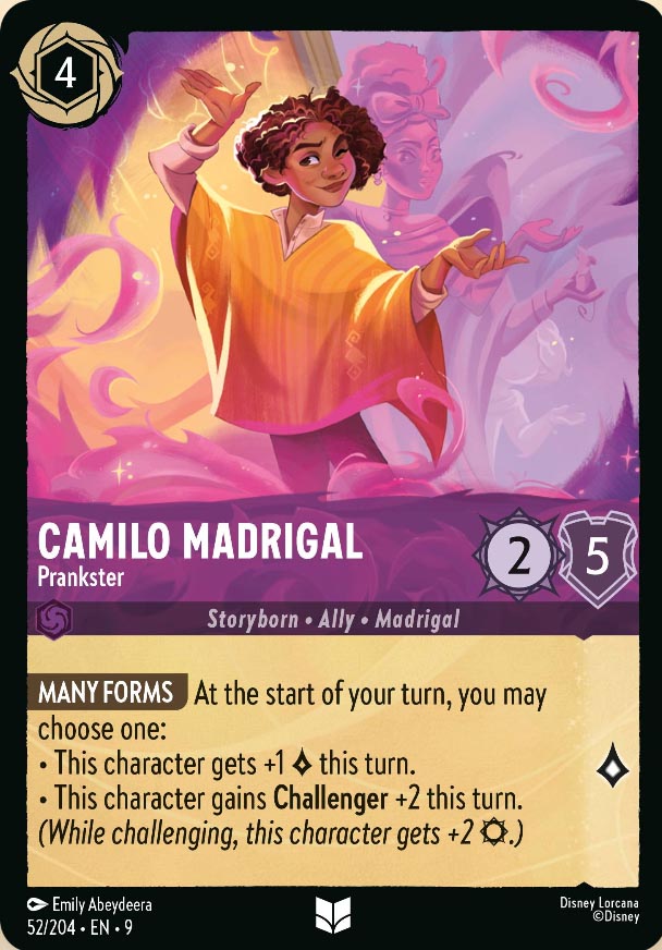 Disney Lorcana TCG: Camilo Madrigal, Prankster