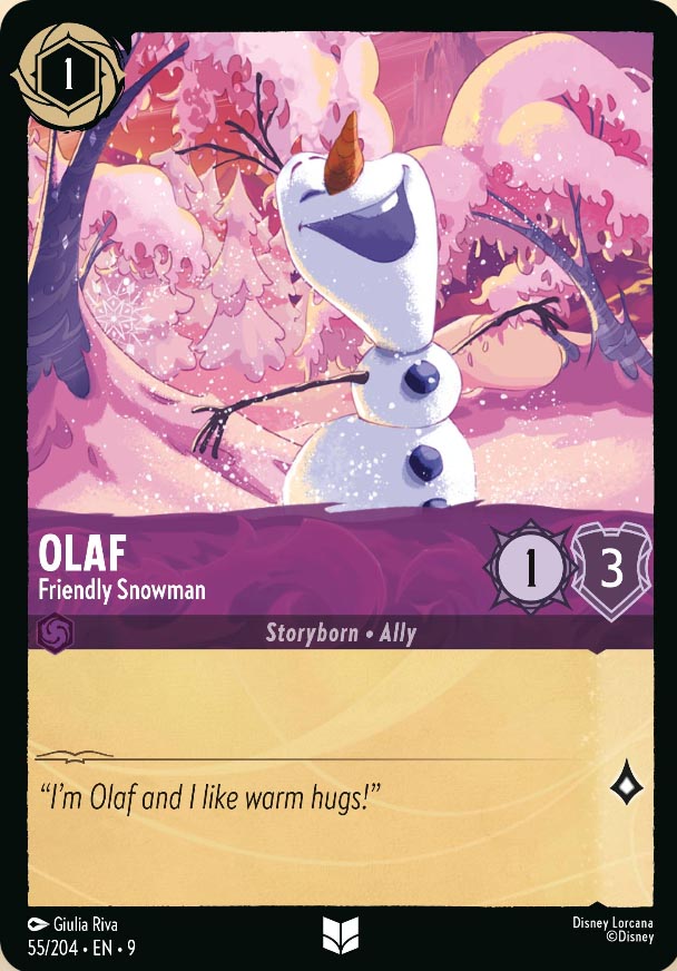 Disney Lorcana TCG: Olaf, Friendly Snowman