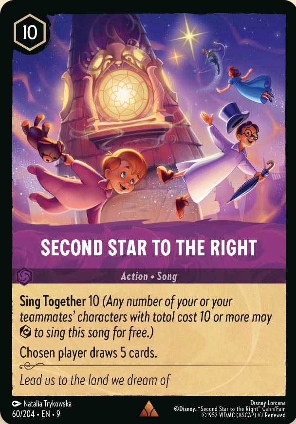 Disney Lorcana TCG: Second Star To The Right