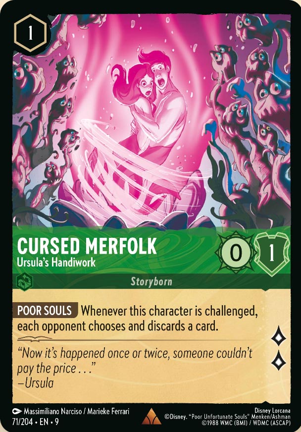 Disney Lorcana TCG: Cursed Merfolk, Ursula's Handiwork