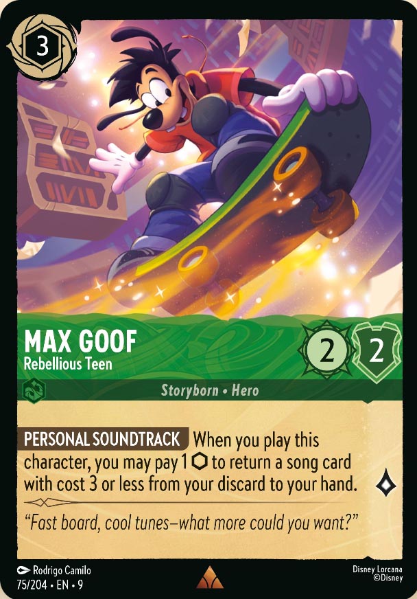 Disney Lorcana TCG: Max Goof, Rebellious Teen