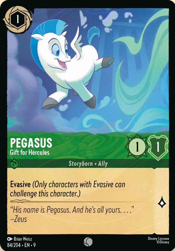 Disney Lorcana TCG: Pegasus, Gift for Hercules