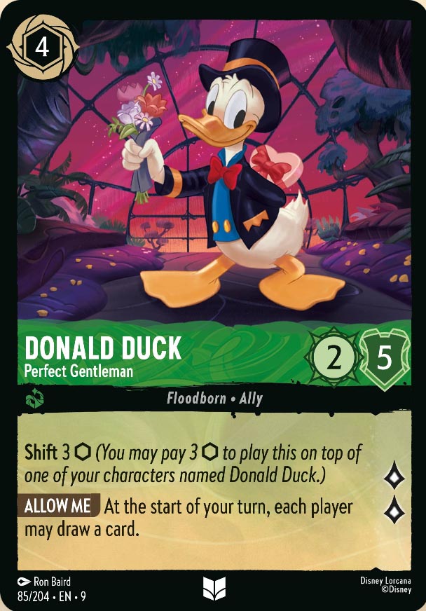 Disney Lorcana TCG: Donald Duck, Perfect Gentleman