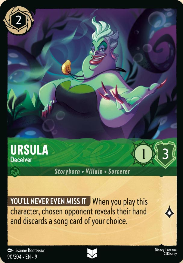 Disney Lorcana TCG: Ursula, Deceiver