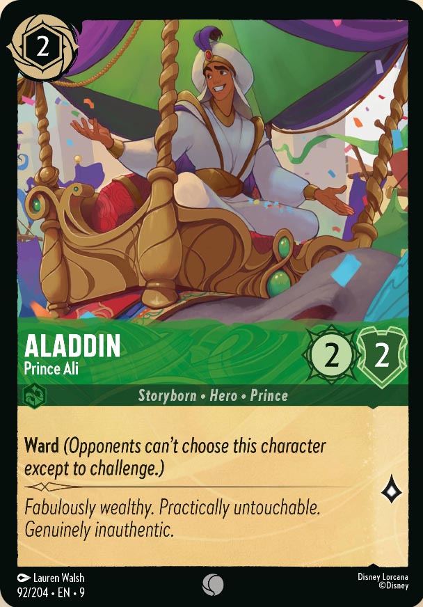 Disney Lorcana TCG: Aladdin, Prince Ali