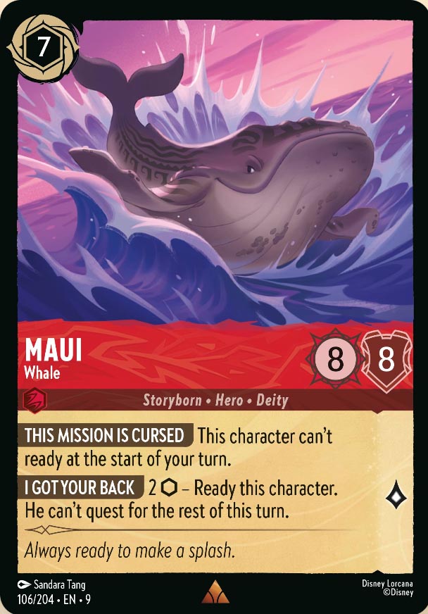 Disney Lorcana TCG: Maui, Whale