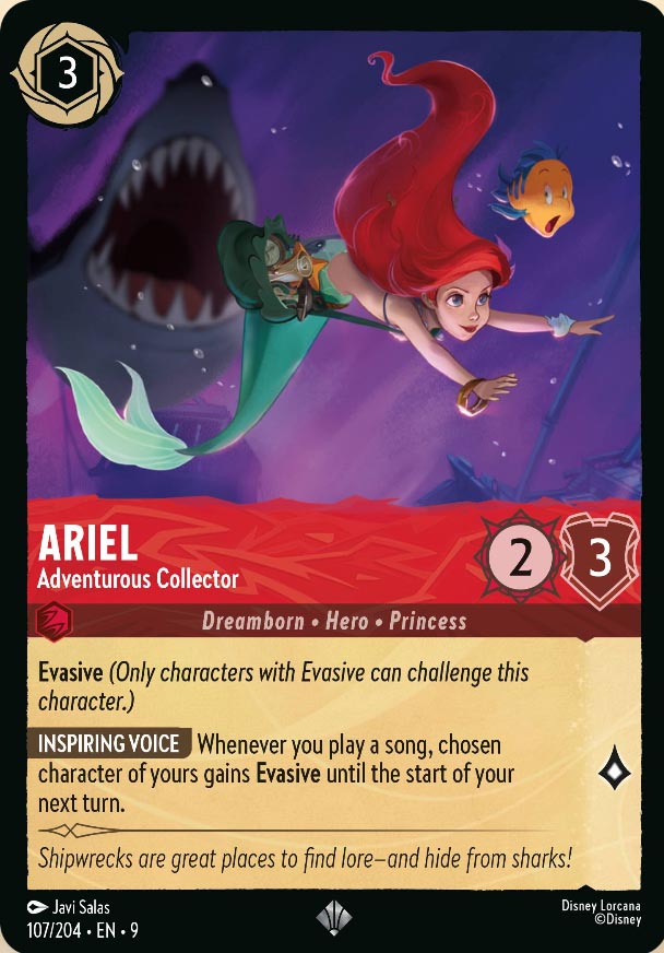 Disney Lorcana TCG: Ariel, Adventurous Collector