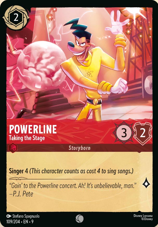 Disney Lorcana TCG: Powerline, Taking the Stage