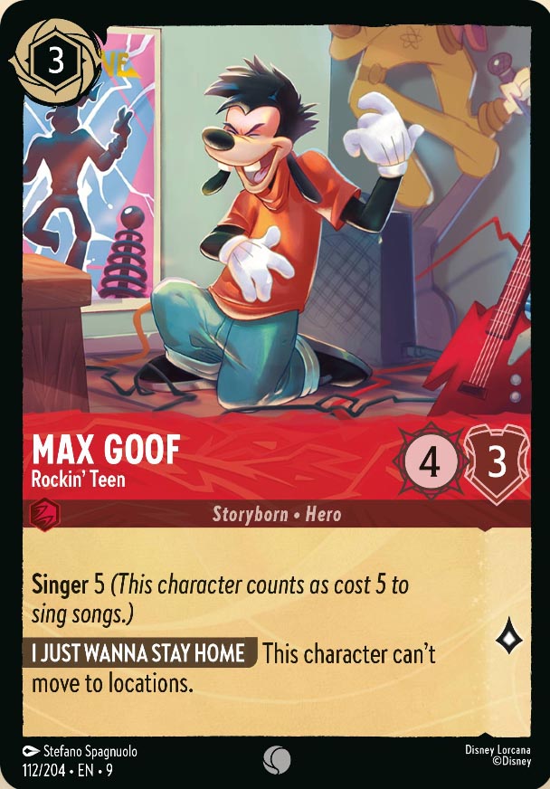 Disney Lorcana TCG: Max Goof, Rockin' Teen