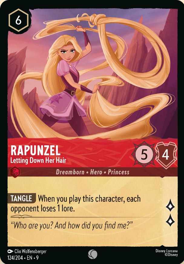 Disney Lorcana TCG: Rapunzel, Letting Down Her Hair