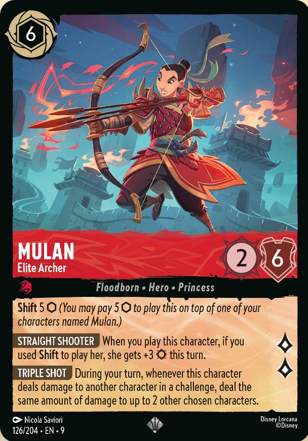Disney Lorcana TCG: Mulan, Elite Archer