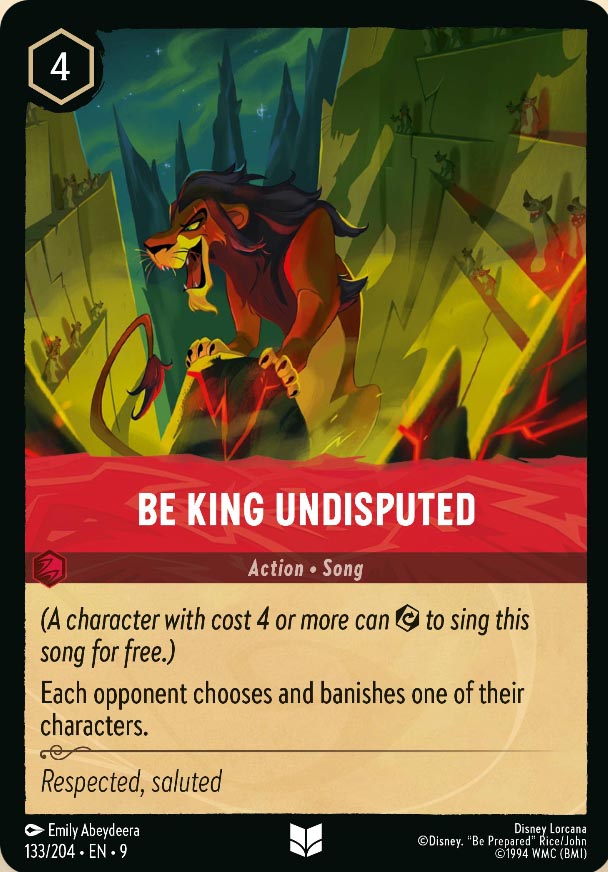 Disney Lorcana TCG: Be King Undisputed