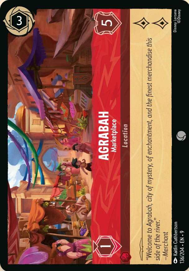 Disney Lorcana TCG: Agrabah, Marketplace
