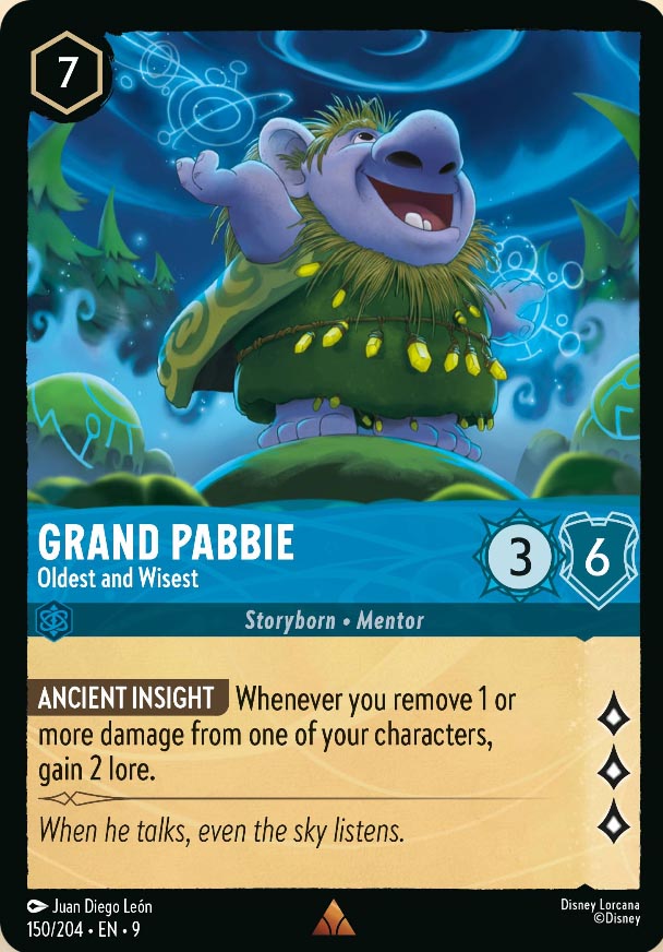 Disney Lorcana TCG: Grand Pabbie, Oldest and Wisest