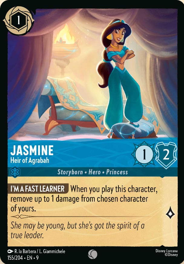 Disney Lorcana TCG: Jasmine, Heir of Agrabah