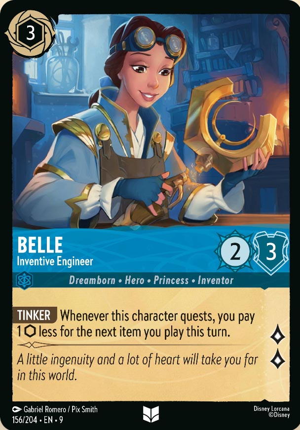 Disney Lorcana TCG: Belle, Inventive Engineer