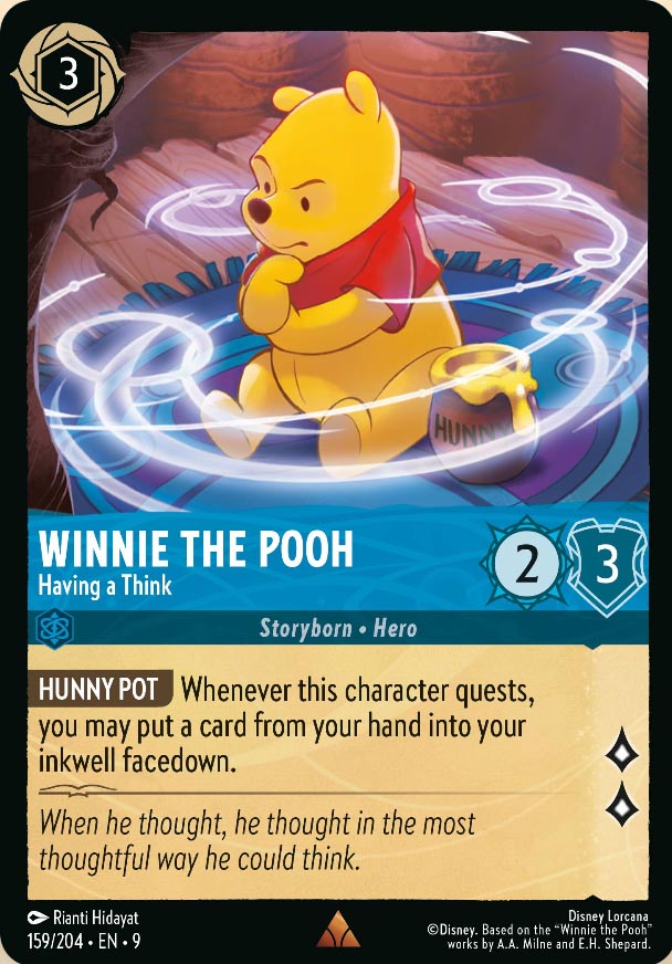 Disney Lorcana TCG: Winnie the Pooh, Having a Think