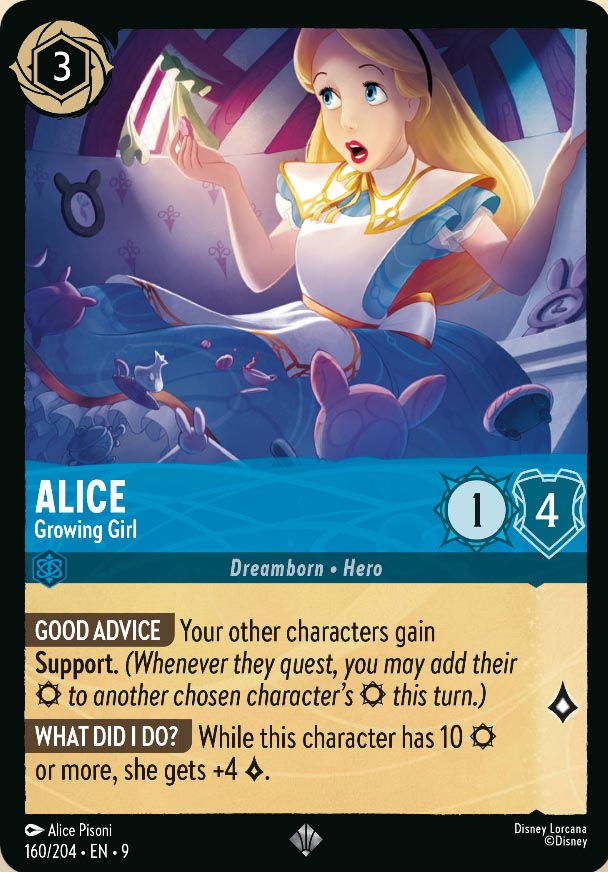 Disney Lorcana TCG: Alice, Growing Girl