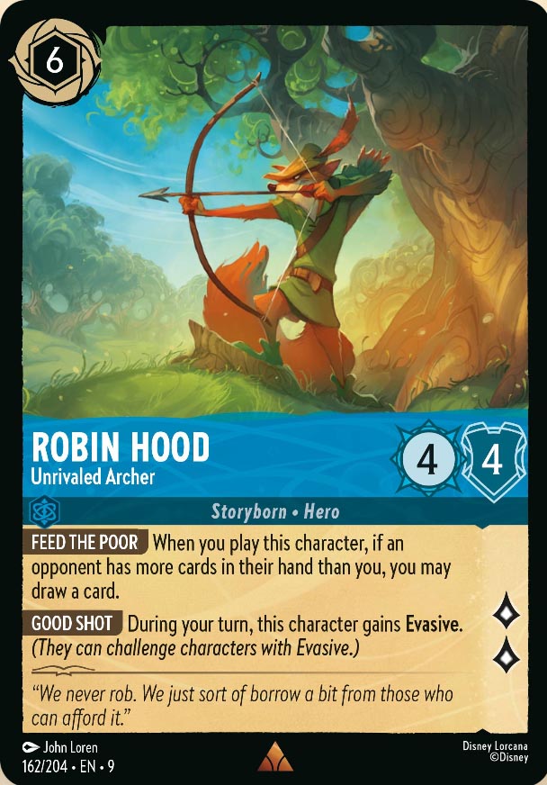 Disney Lorcana TCG: Robin Hood, Unrivaled Archer
