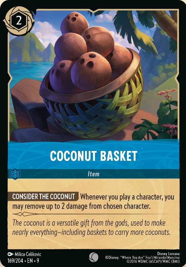 Disney Lorcana TCG: Coconut Basket