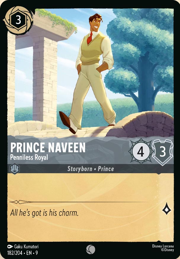 Disney Lorcana TCG: Prince Naveen, Penniless Royal