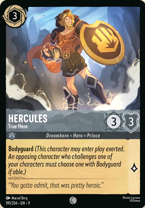 Disney Lorcana TCG: Hercules, True Hero