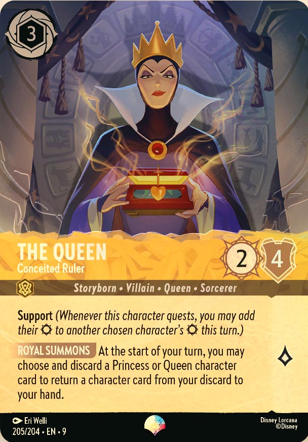Disney Lorcana TCG: The Queen, Conceited Ruler
