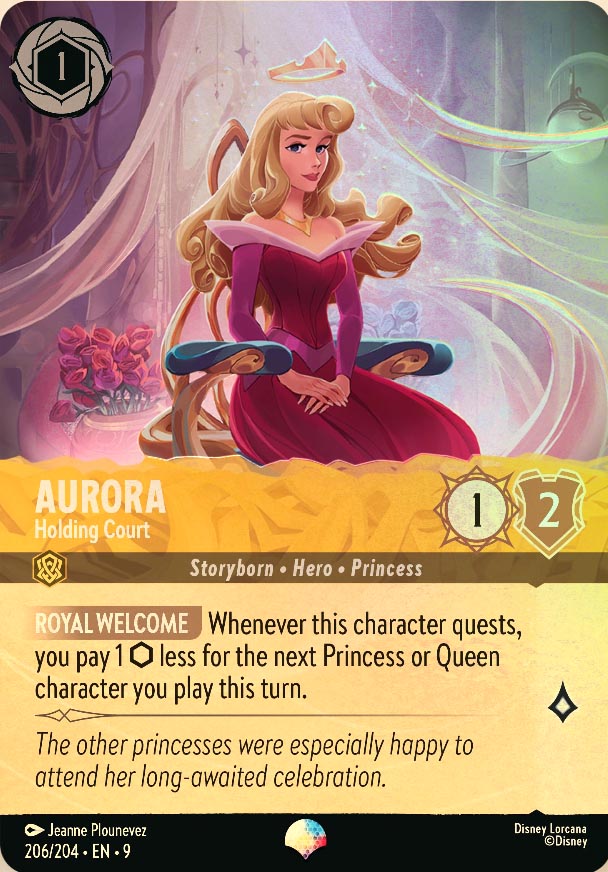 Disney Lorcana TCG: Aurora, Holding Court