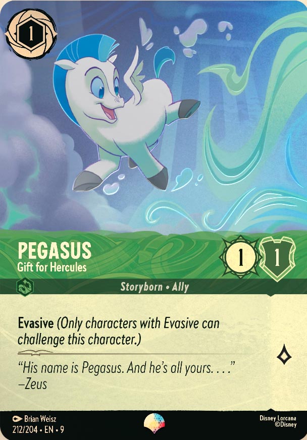 Disney Lorcana TCG: Pegasus, Gift for Hercules