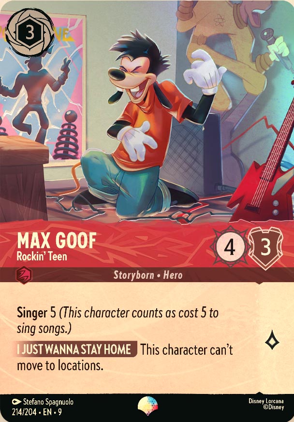 Disney Lorcana TCG: Max Goof, Rockin' Teen
